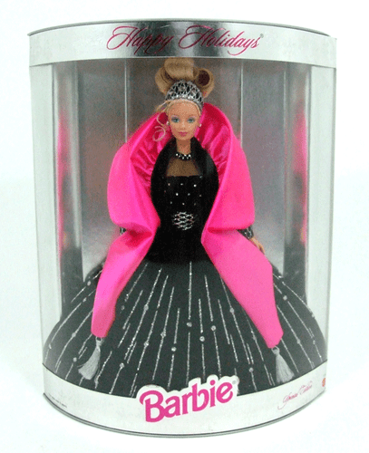 happy holidays barbie 1998